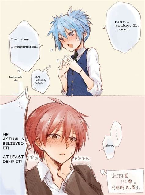 karma x nagisa yoaigisa x karma fanfic.